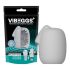 VIBEGGS Naughty Nubs – vibracinis kiaušinis masturbatoriui (baltas)