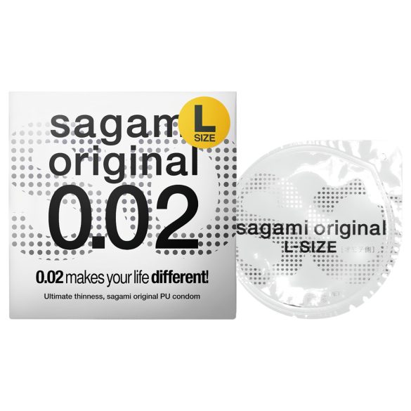 Sagami Original 0,02 L - prezervatyvas - 58mm - 1 vnt