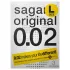 Sagami Original 0,02 L - prezervatyvai - 58mm - 3 vnt.