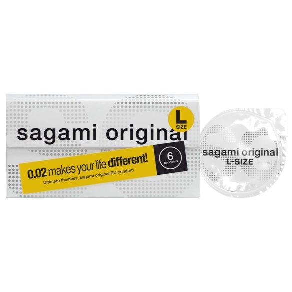 Sagami Original L - prezervatyvai - 58 mm (6 vnt.)