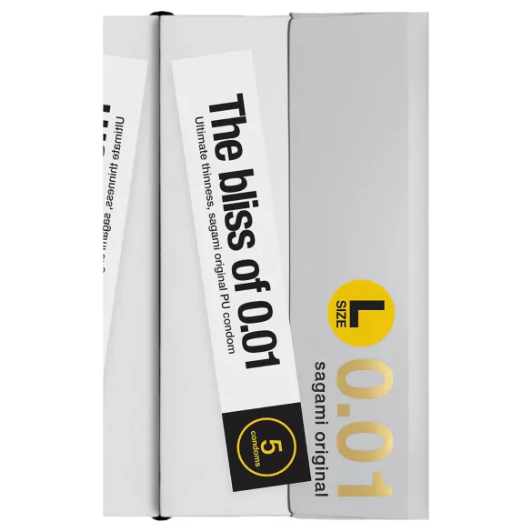 Sagami Original 0.01 L - prezervatyvai - 58mm - 5 vnt