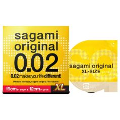 Sagami Original 0,02 XL - prezervatyvai - 61mm - 1 vnt