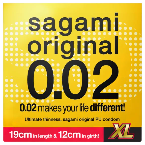 Sagami Original 0,02 XL - prezervatyvai - 61mm - 1 vnt