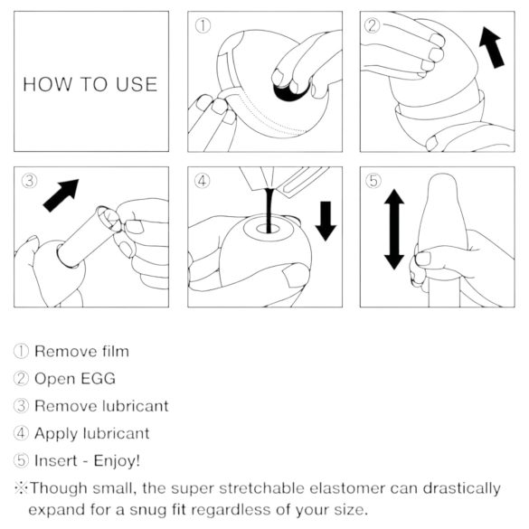 TENGA Egg Tube - kiaušinio masturbatorius (1 vnt)