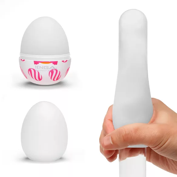 TENGA Egg Curl - kiaušinio masturbatorius (1 vnt.)