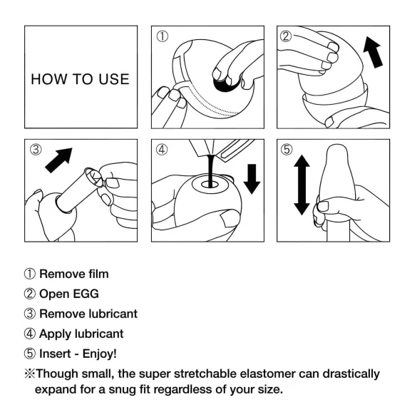 TENGA Egg Curl - kiaušinio masturbatorius (1 vnt.)