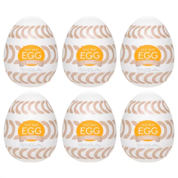 TENGA Egg Ring - masturbatorius vyrams - rinkinys 6 vnt.