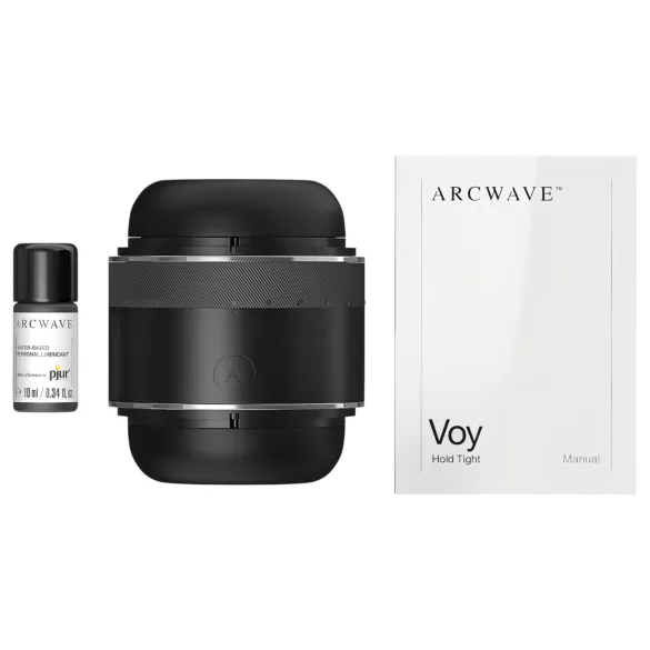 Arcwave Voy - masturbatorius vyrams - spaudžiantis sukamas - juodas