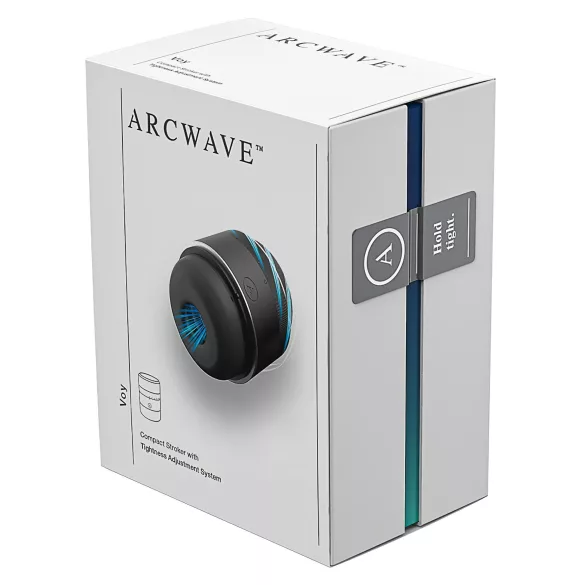 Arcwave Voy - masturbatorius vyrams - spaudžiantis sukamas - juodas