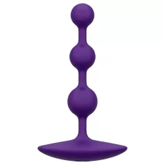 ROMP Amp - karoliukais puoštas analinis dildo (violetinis)
