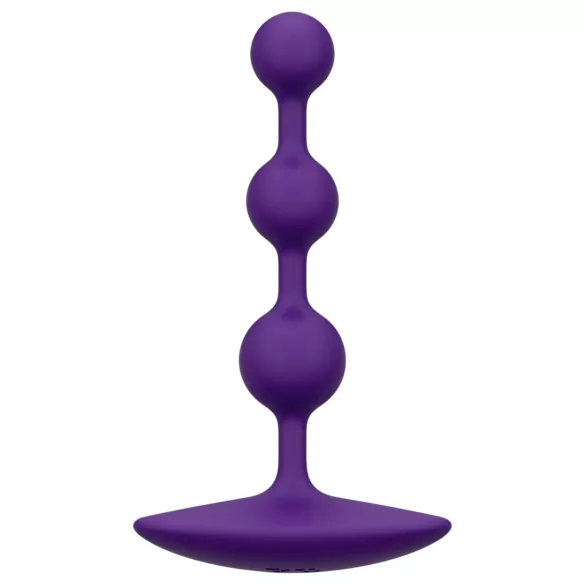 ROMP Amp - analinis dildo su perliukais - silikonas - violetinis