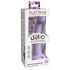 Dillio Slaptasis Tyrinėtojas - siurbliuojamas dildo (17cm) - purpurinis