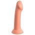 Dillio Didvyris - silikoninis falo imitatorius (17 cm) - oranžinis