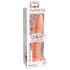 Dillio Wild Thing - grioveliai, 19cm dildo - oranžinis