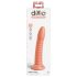 Dillio Wild Thing - grioveliai, 19cm dildo - oranžinis
