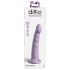 Dillio Slim Seven - lipnus stimuliatorius dildo (20cm) - violetinė