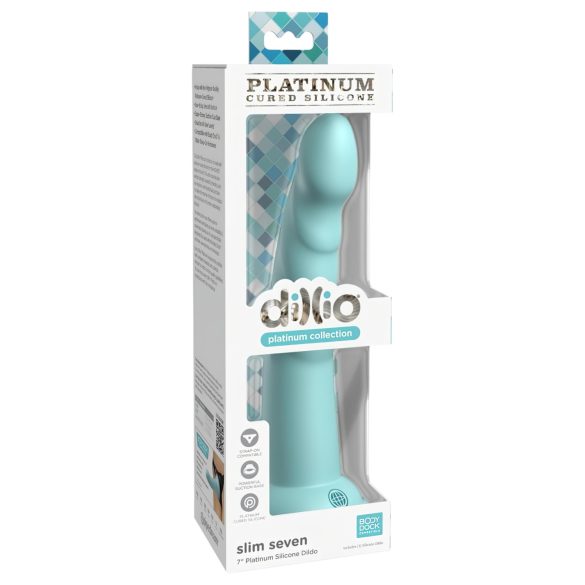 Dillio Slim Seven - lipnus stim dildis (20cm) - turkio