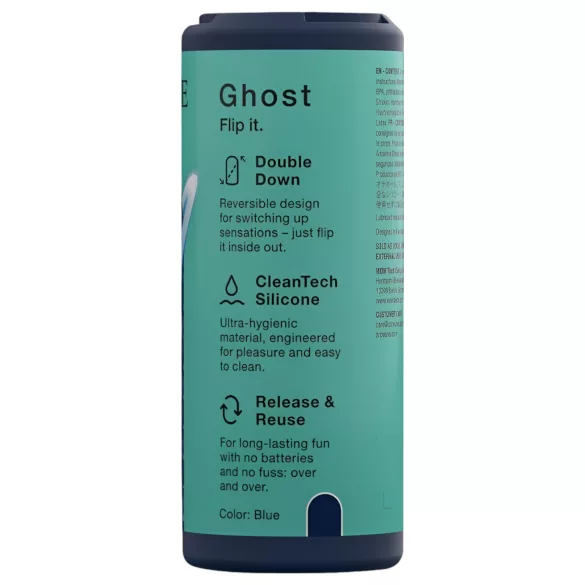 Arcwave Ghost - kišeninis masturbatorius - išverčiamas - mėlynas