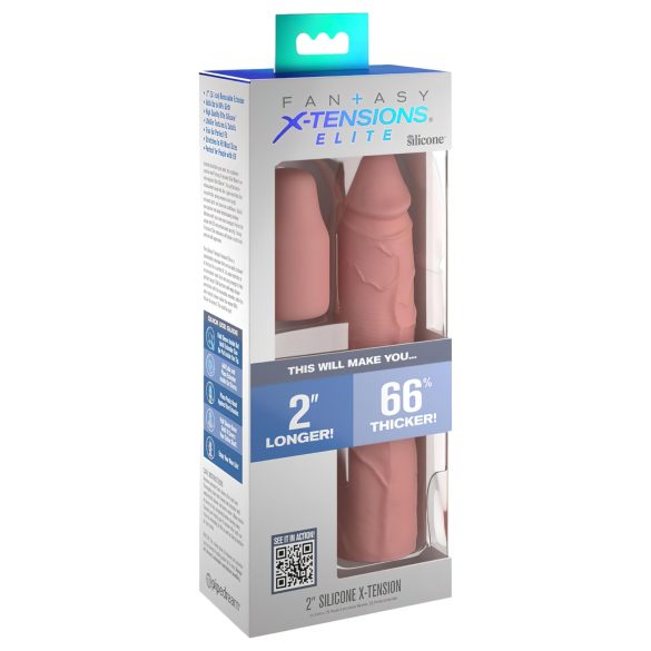 X-TENSION Elite 2 - universalaus dydžio penio mova (natūrali)