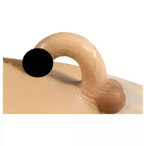 You2Toys - penisas diržas - realistiškas silikonas - kūno spalvos