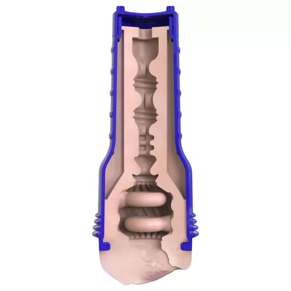 Fleshlight Boost Bang - masturbatorius imitacija vaginos - natūralios spalvos