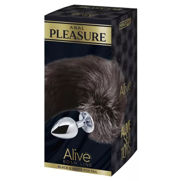 Alive Anal Pleasure - vidutinio dydžio analinis kaištis su lapės uodega