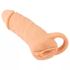  Nature Skin - penio mova ir masturbatorius - 18 cm natūralios spalvos