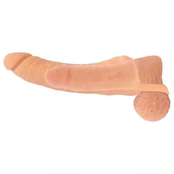 Nature Skin - masturbatorius ir penio mova - 23 cm - kūno spalvos