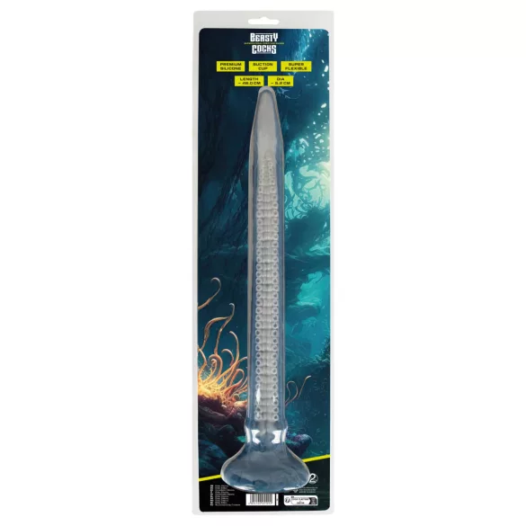 Beasty Cocks Eel of Ecstasy - ilgas dildo - mėlynas