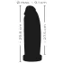 realistixxx Real Giant - gigantiškas dildo - 30 cm (juodas)