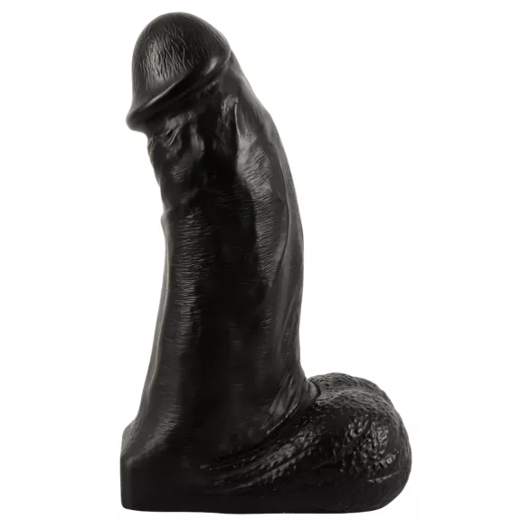 Realistixxx Real Giant - didelis dildo su sėklidėmis - 22 cm - juodas