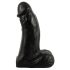 Realistixxx Tikras Milžinas - su sėklidėmis dildo - 22 cm (juodas)