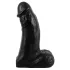 Realistixxx Real Giant - didelis dildo su sėklidėmis - 22 cm - juodas
