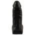 Realistixxx Tikras Milžinas - su sėklidėmis dildo - 22 cm (juodas)