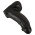 Realistixxx Tikras Milžinas - su sėklidėmis dildo - 22 cm (juodas)