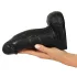 Realistixxx Real Giant - didelis dildo su sėklidėmis - 22 cm - juodas