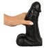 Realistixxx Tikras Milžinas - su sėklidėmis dildo - 22 cm (juodas)