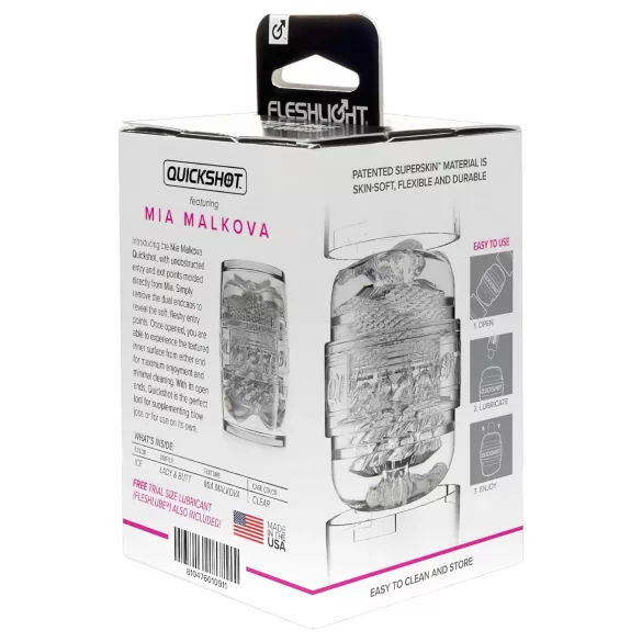 Fleshlight Quickshot Mia Malkova - kelioninis masturbatorius