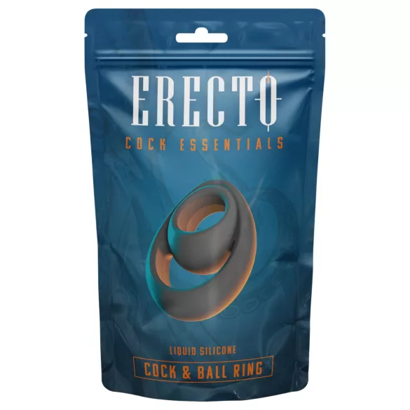 Erecto - penio ir sėklidžių žiedas - juodas