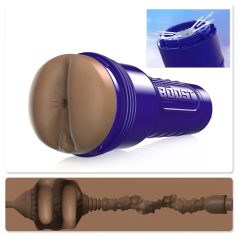   Fleshlight Boost Blast - masturbatorius analinis - realistiška oda - ruda