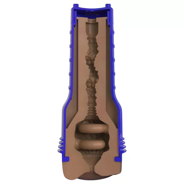 Fleshlight Boost Blast - masturbatorius analinis - realistiška oda - ruda