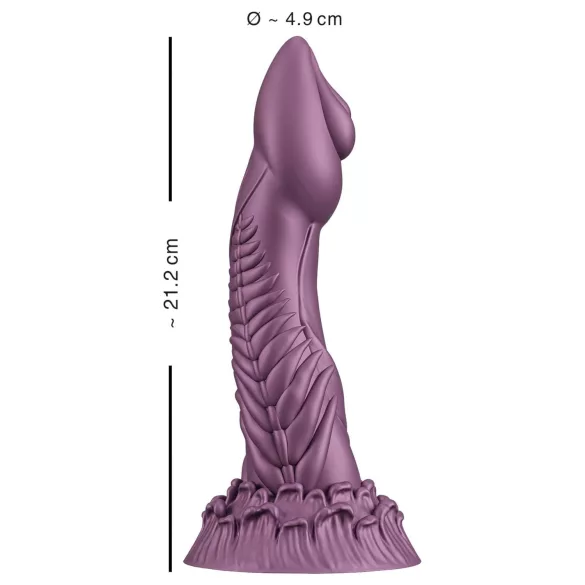 Beasty Cocks - ateivių dildo - silikoninis (violetinis)