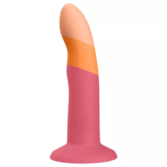 ROMP Dizi - dildo - lankstus silikonas - rožinis/oranžinis