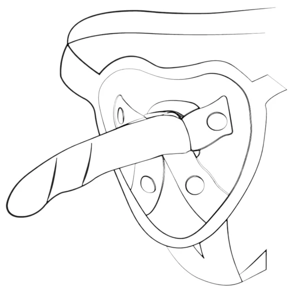 ROMP Piccolo - silikoninis dildo - lankstus - mėlynas/violetinis