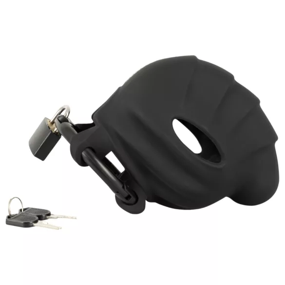 Black Velvets - penio ir sėklidžių narvas - juodas