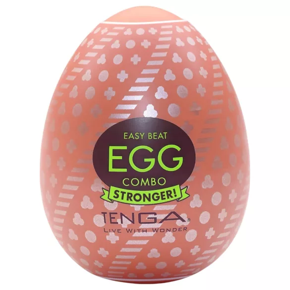 TENGA Egg Combo Stronger - masturbatorius vyrams - kiaušinio formos - 1 vnt