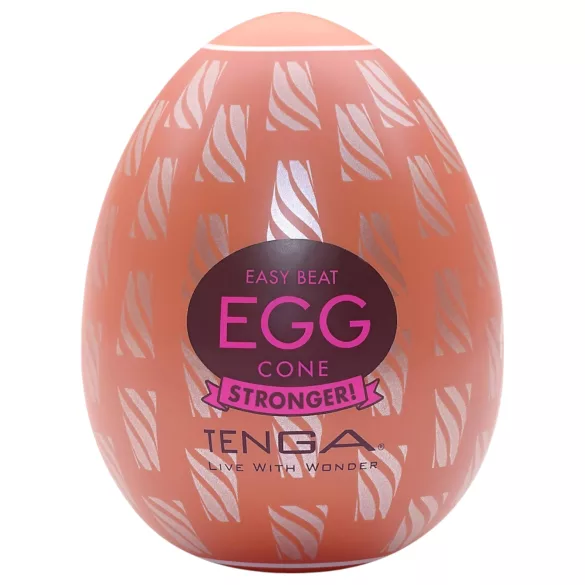 TENGA Egg Cone Stronger - vyriškas masturbatorius - kiaušinio forma - 1 vnt