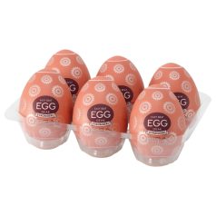   TENGA Egg Gear Stronger - masturbatorius vyrams kiaušinio formos - 6 vnt.