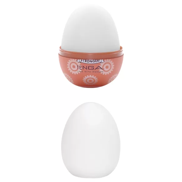TENGA Egg Gear Stronger - masturbatorius vyrams kiaušinio formos - 6 vnt.
