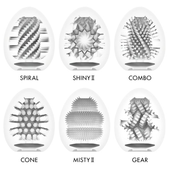 TENGA - masturbatorius rinkinys - stiprus pojūtis - 6 vnt